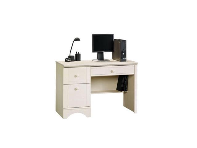 Sauder Harbor View Computer Desk In Antiqued White Newegg Com