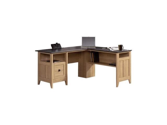 Sauder August Hill L Desk In Dover Oak Newegg Com Sauder August Hill L Desk In Dover Oak