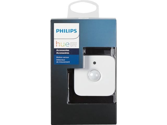 Philips Hue Indoor Motion Sensor for Smart Lights Requires Hue Hub, Installation-Free, Smart Home, Exclusively for Philips Hue Smart Bulbs