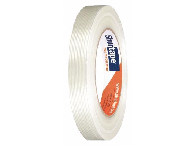 ZORO SELECT 9LHK1 Bag Sealing Tape,PVC,White,3/8In x 180Yd 