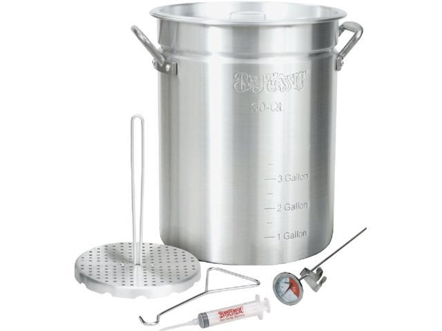 Bayou Classic 30 Qt. Outdoor Turkey Fryer Pot with Vented Lid 3025