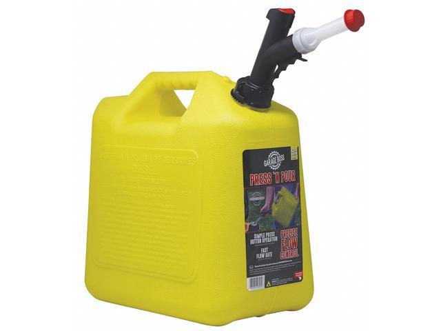 GARAGEBOSS GB356 5 gal Yellow Plastic Diesel Fuel Can