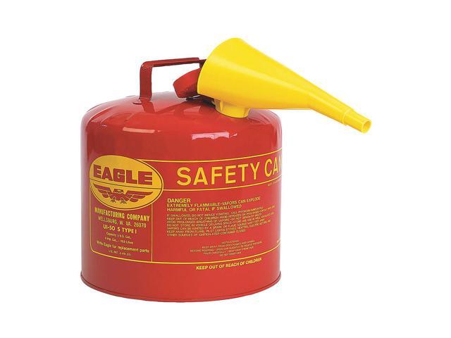 Photo 1 of EAGLE UI50FS 5 gal. Red Galvanized steel Type I Safety Can for Flammables