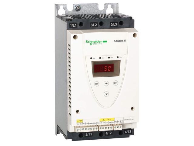 SCHNEIDER ELECTRIC ATS22D32S6U Soft Start, 208-600VAC,32A,3 Phase ...