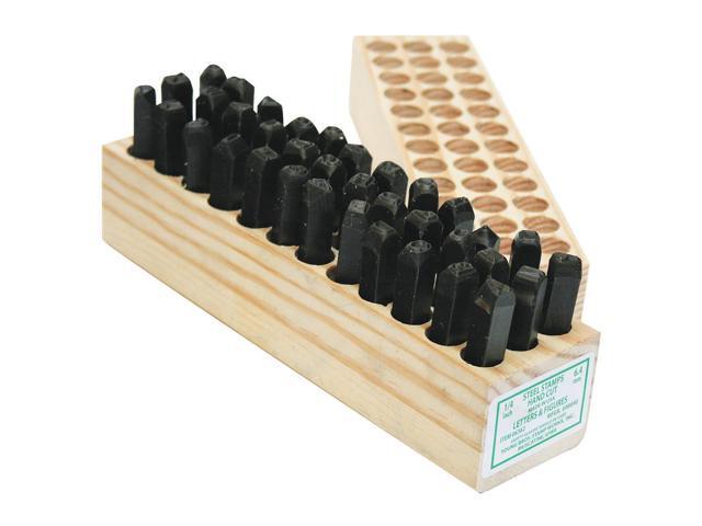 YOUNG BROS. STAMP WORKS 09362 Hand Cut Combo Set,1/2in H,Gothic,Steel - Newegg.com