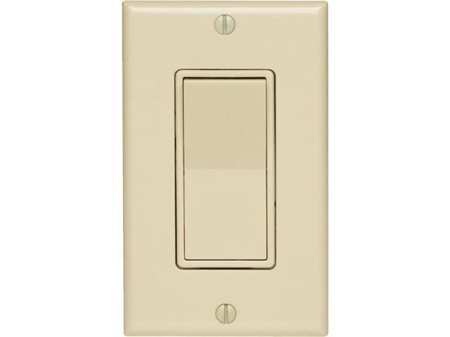 Leviton 5672 2 Ivory Lighted Illuminated Decora Rocker Wall Switch Single Pole 9732