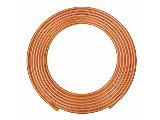 MUELLER INDUSTRIES LS03100 1/2" OD x 100 ft. Coil Copper Tubing Type L 100 Feet Of 1/2 Copper Tubing