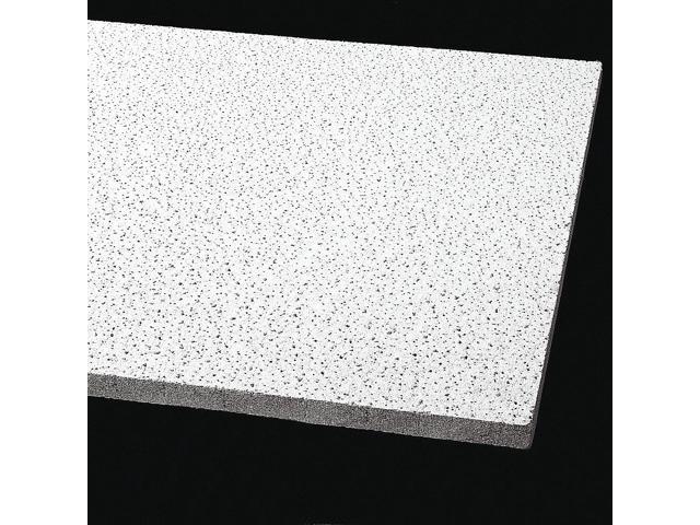 Armstrong 1713 24 Lx24 W Ceiling Tile Fine Fissured Mineral Fiber 12pk