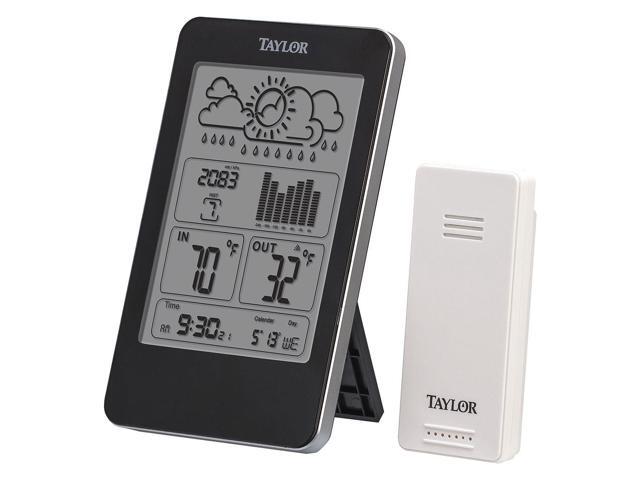 Taylor 1733 Indoor Outdoor Digital Thermometer With Barometer Taylor 1733 Indoor Outdoor Digital Thermometer With Barometer Timer