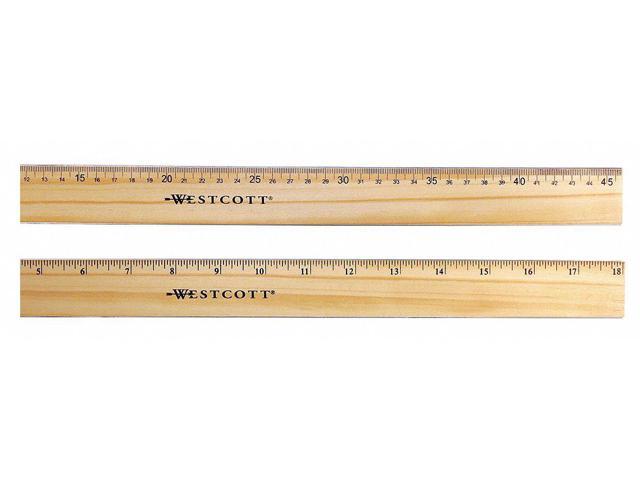 Westcott Ruler,Wood,18 In 05228 