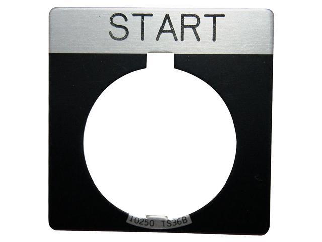 EATON 10250TS33 Cutler-Hammer Legend Plate,Square,Start,Black - Newegg.com