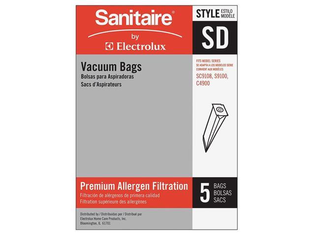 SANITAIRE 63262B Disposable Vacuum Bag,SD,PK5