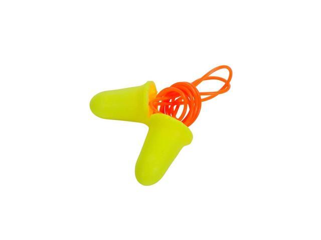 E-A-R soft FX Corded Earplugs - Disposable, Corded - Noise Protection - Foam, Polyurethane, Vinyl Cord - Yellow - 200 / Box... 