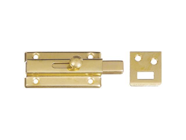 Slide Bolt 3 Brass National Hardware Cabinet Latches N152 850 Hardware Cabinet Latches N152 850