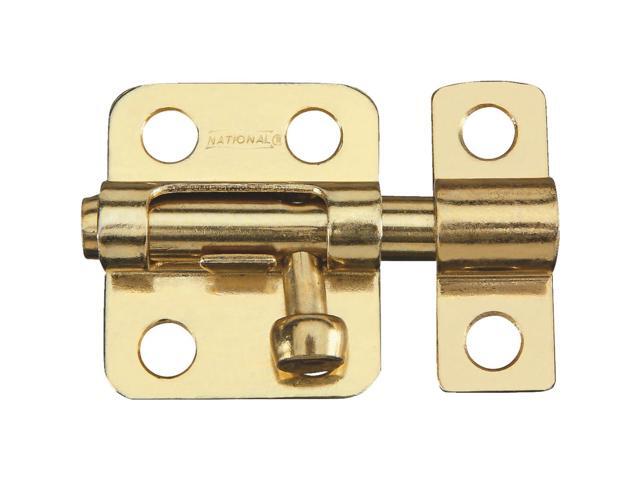 Barrel Bolt 2 Steel Satin Brass Tone Stanley Hardware Cabinet Barrel Bolt 2 Steel Satin Brass