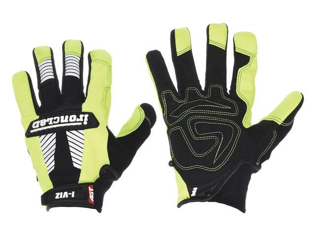 High-Vis Green Mechanics Gloves XL PR Ironclad IVG2-05-XL