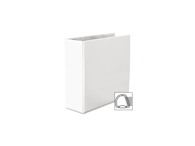 Photo 1 of Avery Heavy-Duty View 3 Ring Binder, 4" One Touch Slant Rings, 1 White Binder (79704)