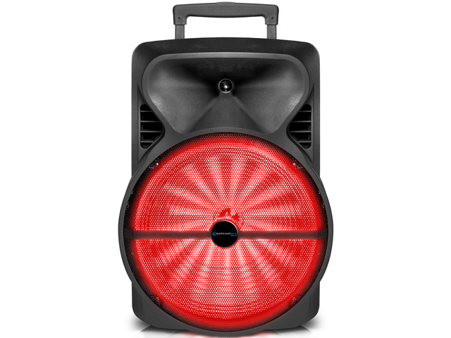 Rechargeable 12" Portable Bluetooth LED Speaker with USB / SD Card, 1/4 ...