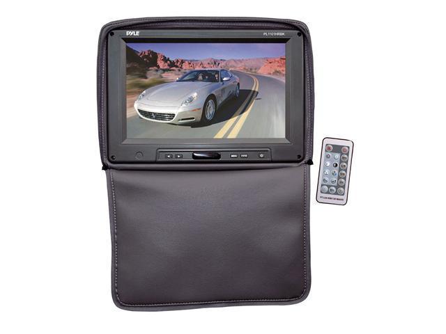Pyle - Adjustable Headrests w/ Built-In 11'' TFT/LCD Monitor W/IR Transmitter & Cover (Black)