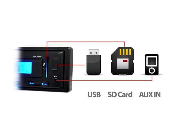 Pyle Receiver MP3/USB/SD/AUX/AM/FM Mechless unit