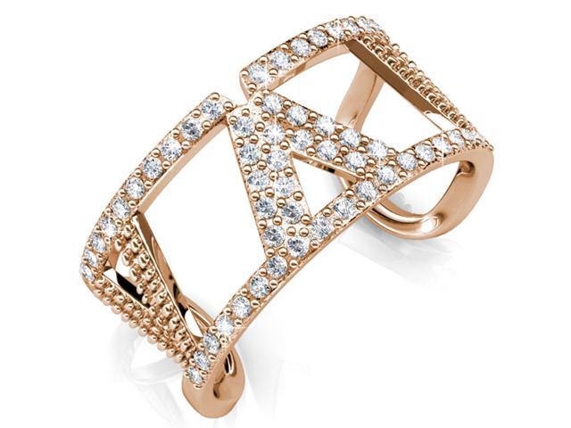Cubic Zirconia Rings for Adorable Gift LGSY Cute Mouse Statement Rings for Women Grils Sterling Silver Fashion Jewelry
