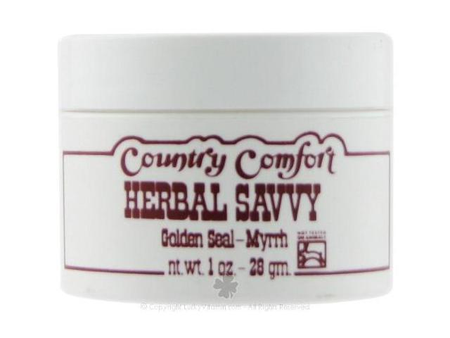 Herb Savvy Goldenseal Myrrh Salve Country Comfort 2 Oz Cream