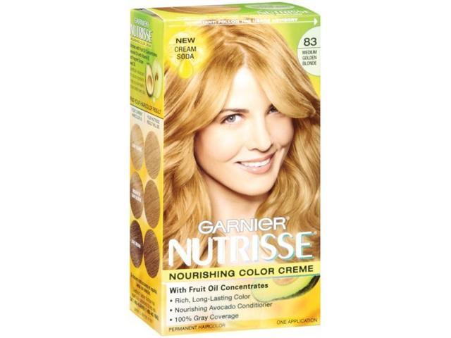 Garnier Nutrisse Permanent Haircolor 83 Medium Golden Blonde