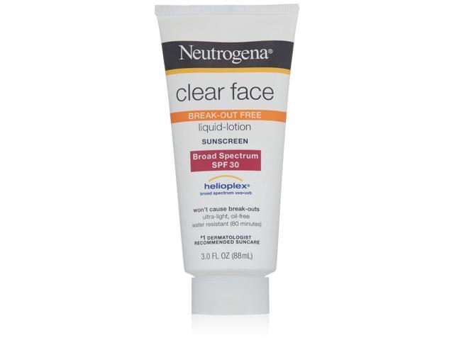neutrogena face sunscreen spf 30