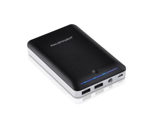 RAVPower Deluxe 8400mAh Power Bank External Battery Pack Charger for Apple iPad 4, 3, mini, iPhone 5, 4S; Samsung Galaxy S4, S3, Note 2; Lumia 1020, 920, Nexus 4, 7, Moto X and other Mobile Device