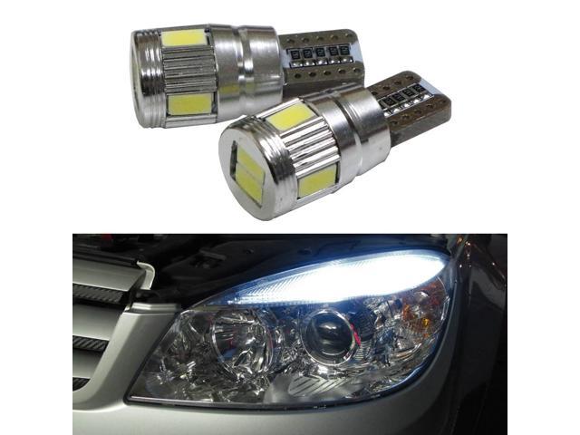 2x ERROR FREE CANBUS 9 SMD LED XENON W5W T10 501 CAR SIDE LIGHT BULBS HID AMBER