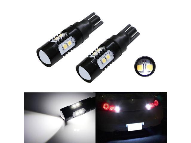 2pcs of T10 Wedge LED Backup Reverse High Power Red Light Bulbs One Pair 921