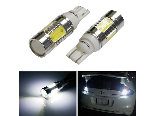 2pcs of T10 Wedge LED Backup Reverse High Power Red Light Bulbs One Pair 921