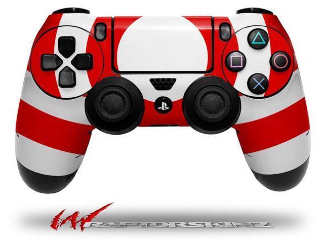 ps4 controller red and white