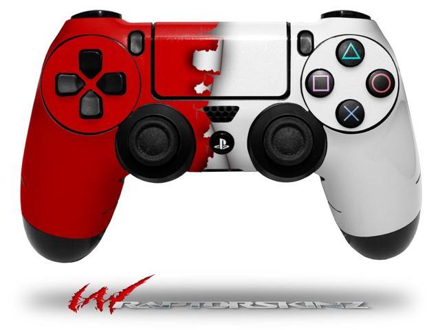 red sony ps4 controller