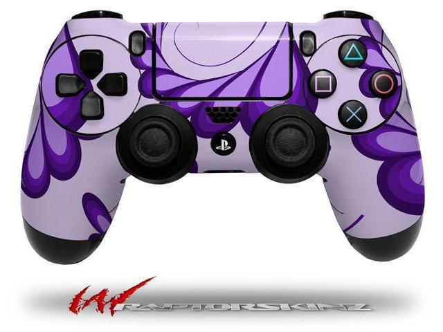 purple playstation 4 controller