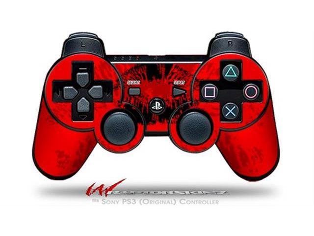 sony ps3 controller red