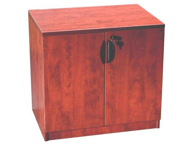 Boss Office Products Boss Storage Cabinet, Cherry N113-C