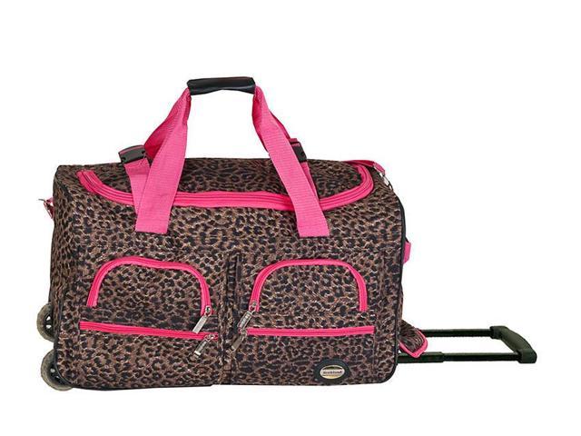 rockland pink luggage