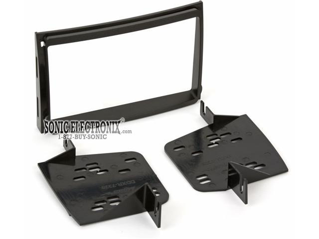 Metra 95-7326 Double DIN Dash Kit For 2007-2010 Hyundai Elantra - Black, Direct Fit Installation 7 thumbnail image