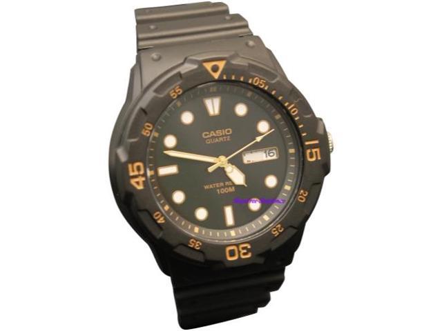 Casio Mrw 0h 1ev Men S Classic 100m Dive Inspired Analog Quartz Sports Watch Newegg Com