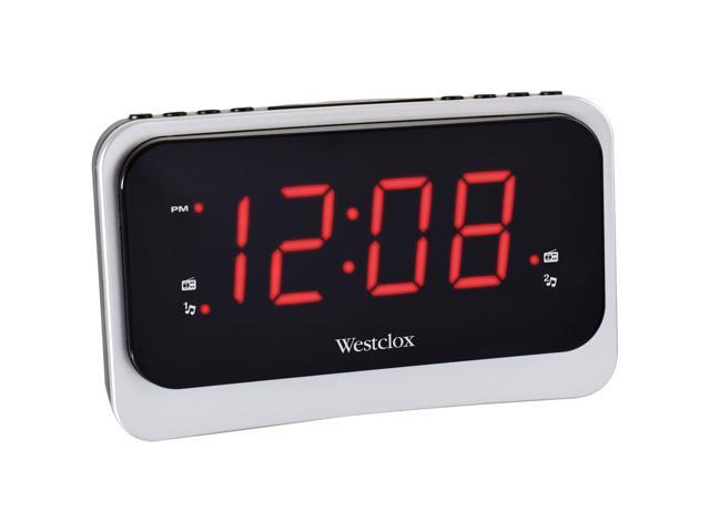 Westclox 80231ns 1 4 Inch Red Led Clock, How To Open A Westclox Alarm Clock Radio In Taiwan