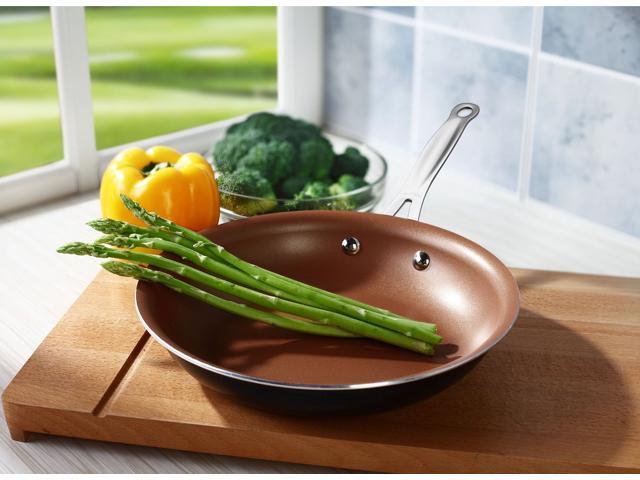 Brentwood BFP 328C 11 inch Non Stick Induction Copper Frying Pan 1