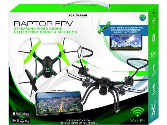 Xtreme Wireless XDG6-1012-BLK Raptor FPV Streaming Video Drone - Newegg.com