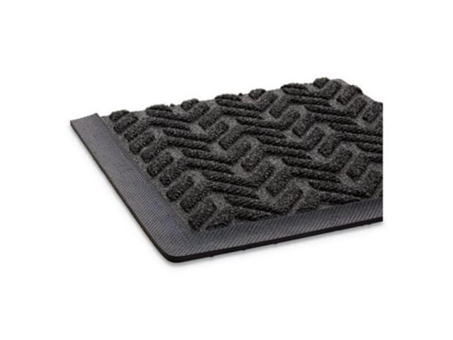 Crown FL2436BK Ribbed Vinyl Anti-Fatigue Mat, 24 x 36, Black