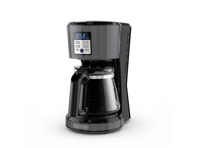 Photo 1 of **MISSING CARAFE, SEE PHOTO** Black & Decker Black 12-Cup Coffeemaker, Programmable, Exclusive VORTEX Technology