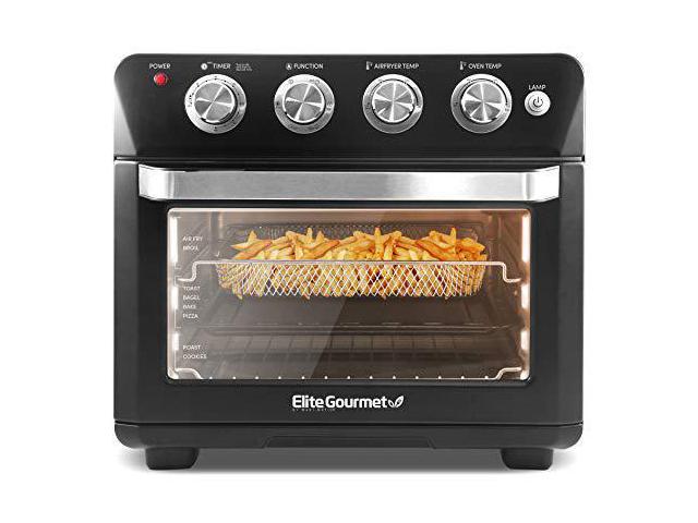 Elite Gourmet EAF9100 25L Air Fryer Oven, Oil-Less Convection Oven