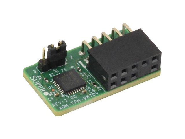 thumbnail image 2 of Supermicro AOM-TPM-9670H-S-O TPM 2.0 Add-On Module – New Server Security Module 2 of 5