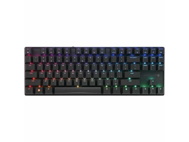 Cherry  MX 8.2 TKL Black Compact Keyboard - MX Red RGB switch   G80-3882LYAUS-2