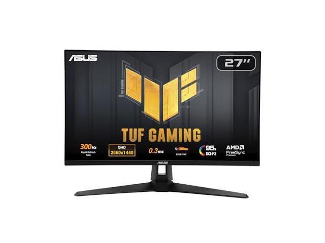 ASUS 27" 300 Hz Fast IPS Gaming Monitor 1ms(GTG), 0.3ms(min.) Adaptive Sync Flat Panel VG27AQM5A