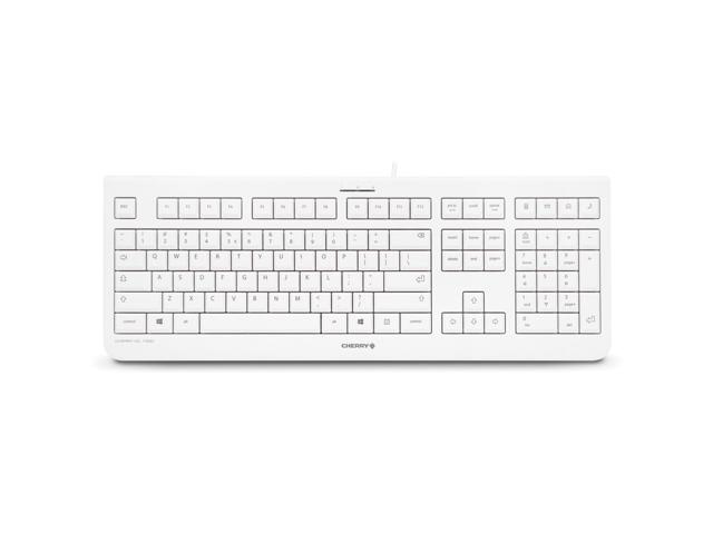 Cherry Kc 1000 Keyboard - Cable - Light Gray - Usb - English [us] - Calculator, Email, Browser, Sleep Hot Key[s] (jk-0800eu-0)